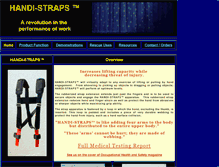 Tablet Screenshot of handi-straps.com
